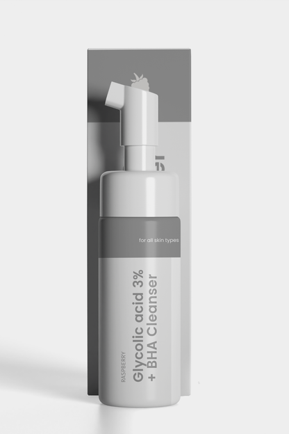 Glycolic Acid 3% + BHA Foaming Face Cleanser