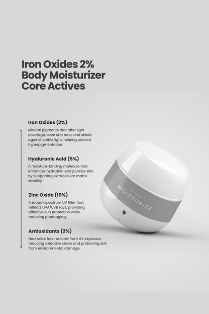 Iron Oxides 2% SPF Body Moisturizer