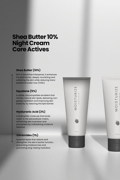 Shea Butter 10% Moisturizing Night Cream