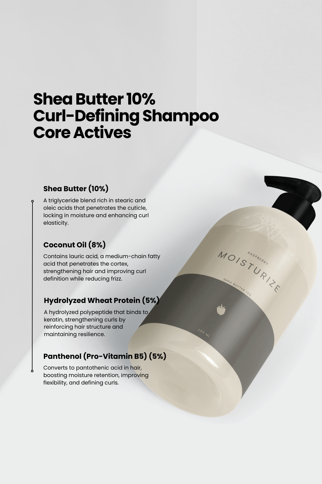 Shea Butter 10% Curl Defining Hair Shampoo