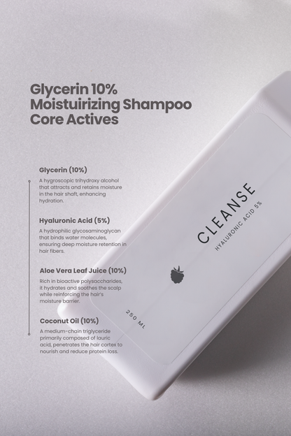 Glycerin 10% Moisturizing Hair Shampoo